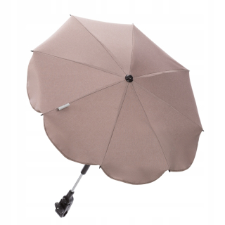 Dáždnik na kočík Bebetto, 63 cm, sivý